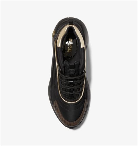 michael kors dara trainer|Dara Nylon Gabardine Trainer .